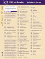CPT 2013 Express Reference Coding Card Pathology/Laboratory