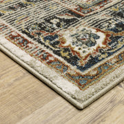Oriental Weavers 3'10" x 5'5" (Rectangular) / Beige/ Blue / Modern Area Rugs