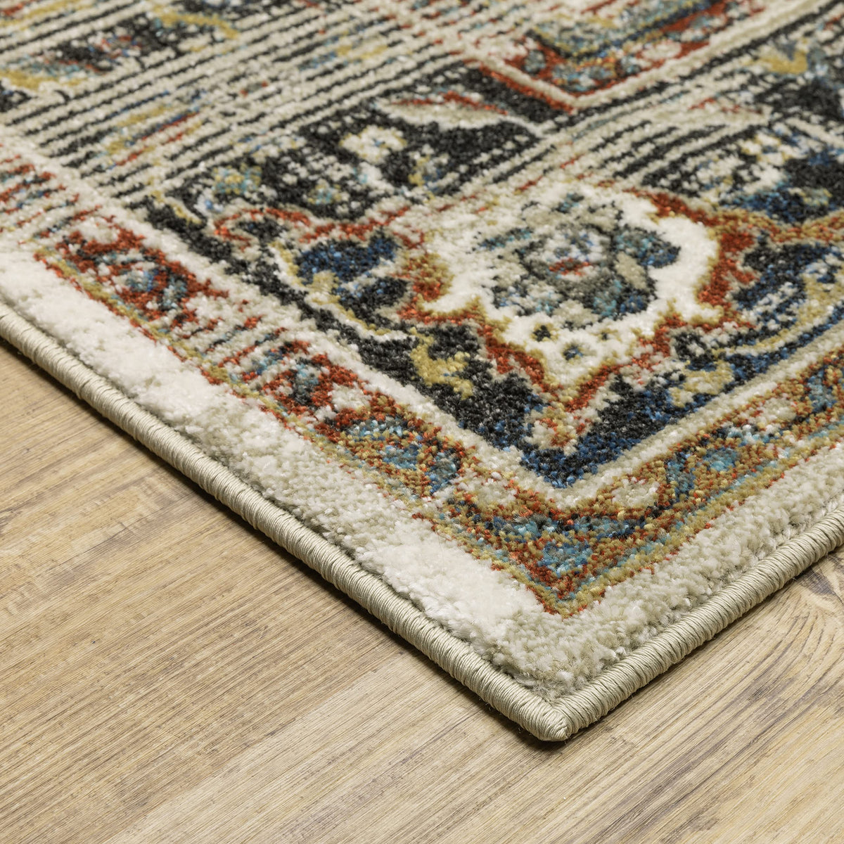 Oriental Weavers 7'10" x 10' / Beige/ Blue / Modern Yarn