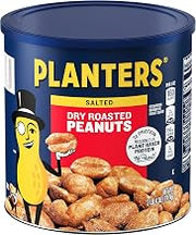 PLANTERS Salted Dry Roasted Peanuts, 52 oz. (6-Pack)