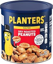 PLANTERS Salted Dry Roasted Peanuts, 52 oz. (6-Pack)