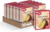 Betty Crocker Super Moist Butter Recipe Yellow Cake Mix, 13.25 oz, 12 Pack
