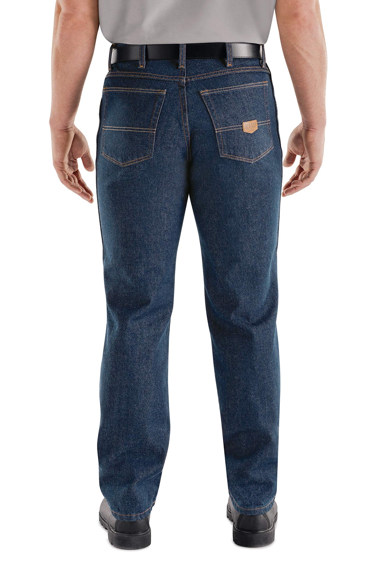 Men's Classic Work Jean by Red Kap – Cotton, Prewashed Indigo, Model PD54PW 52 34