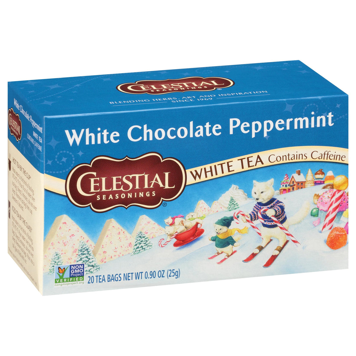 Celestial Seasonings White Chocolate Peppermint / 20 Count (Pack of 2) / No Color White