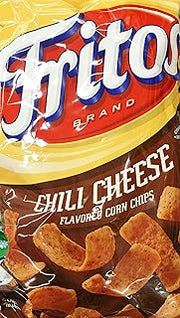 9.75oz Fritos Flavored Corn Chips Chili Cheese (Pack of 2)