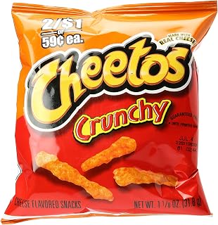 Cheetos Cheese Snacks, Crunchy, 1.125 oz