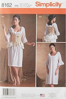 Simplicity 8162 Women's 18th Century Undergarments Sewing Pattern, Sizes 6-14