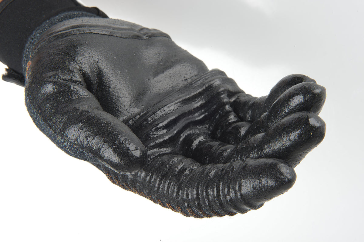 Ansell Small (Size 8) / (Pack of 1 Pair) / Black/Grey/Orange Safety Work Gloves