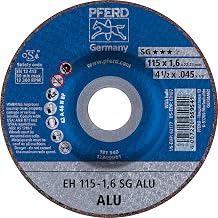 PFERD 4-1/2" x .045" Cut-Off Wheel, 7/8" AH A 46 N SG ALU - Type 27