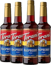 Torani Raspberry Flavored Drink Syrup, 25.4 fl oz, 4 Pack