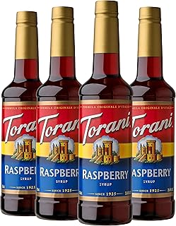 Torani Raspberry Flavored Drink Syrup, 25.4 fl oz, 4 Pack