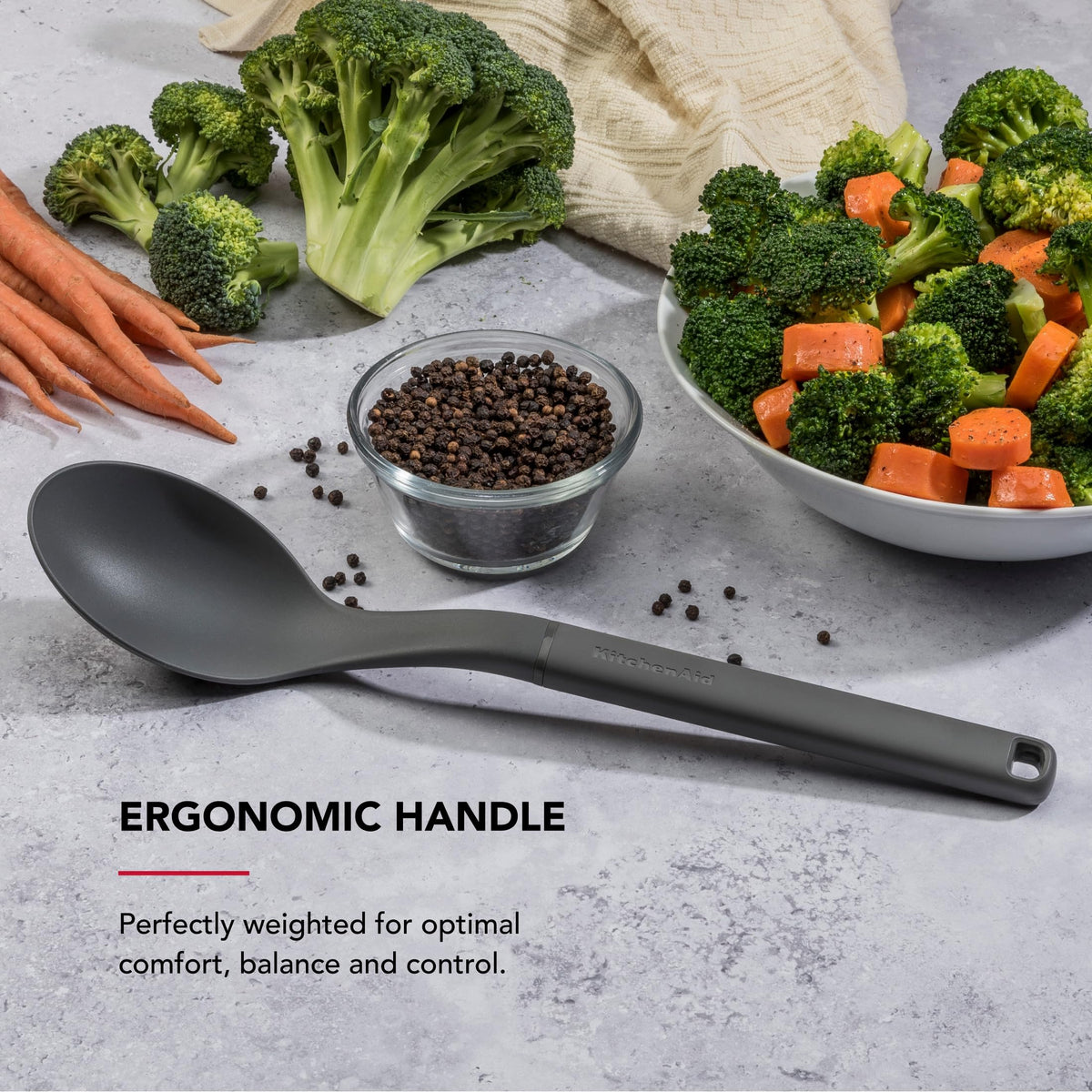 KitchenAid Charcoal Gray / 13.6 Inch / 1 Cooking Spoons
