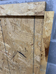 Particle Board Top by HUBERT – 45" D x 34" W x 2" H, Tan, Model 90254