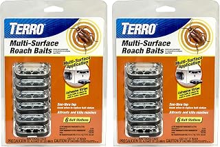 TERRO Multi-Surface Roach Bait Stations, 12-Pack