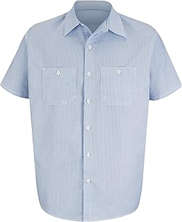 Red Kap Men's Industrial Short Sleeve Work Shirt
