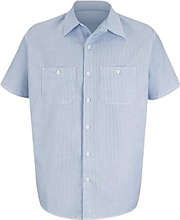 Red Kap Men's Industrial Short Sleeve Work Shirt