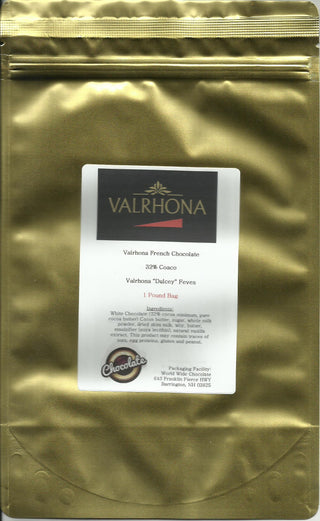 Chocolate Dulcey 32% Feves - 2 lb by Valrhona – 32.0 Ounce (Pack of 1)