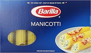 Barilla Pasta, Manicotti, 8 Ounce (Pack of 4)