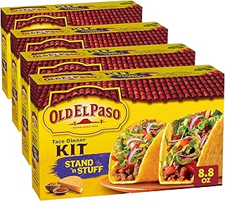 Old El Paso Stand 'N Stuff Taco Dinner Kit, 8.8 oz. (Pack of 4)
