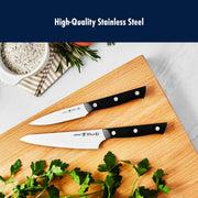 Dynamic Razor-Sharp 2-pc Compact Chef Knife Set by HENCKELS – 8", Stainless Steel, Model 17570-002