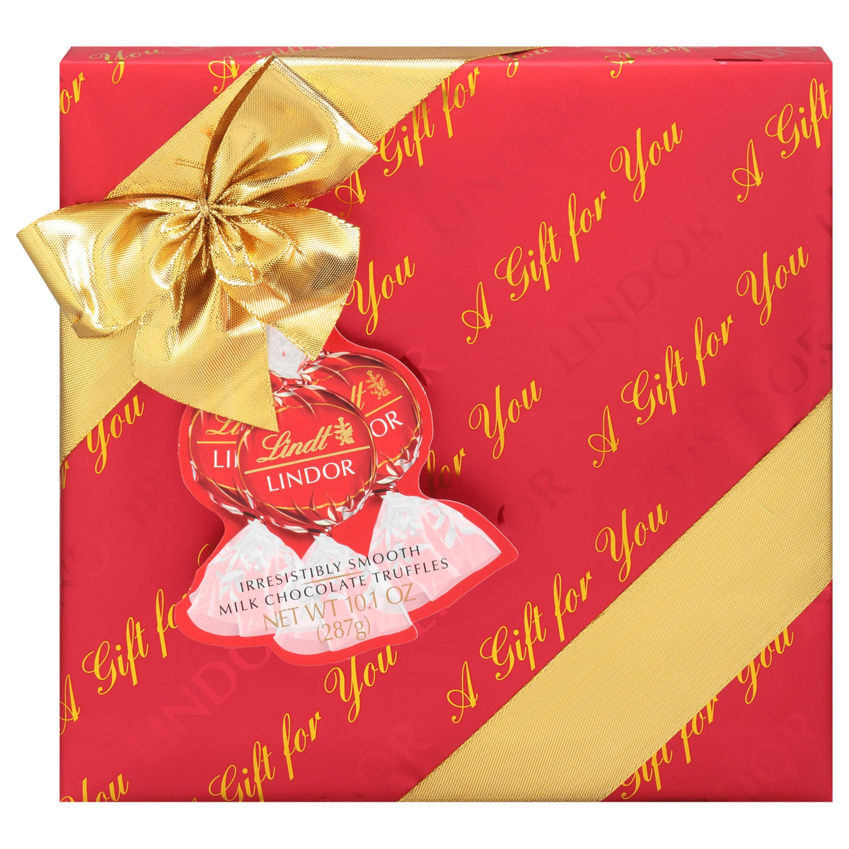 Lindt Milk Chocolate / 10.1 Ounce (Pack of 1) / Holiday Milk Chocolate Candy Holiday Box Assortment Boxes