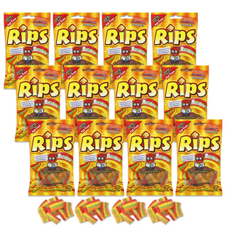 Rips Rainbow Bite Size Sugar Candy by FOXCUP – 4.0 Ounce (Pack of 12), Multicolor, Pack of 12