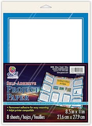 Pacon Printable Adhesive Paper (PAC2005), Blue