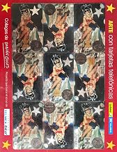 ARTE con tarjetas telefónicas: Collages de Fabián Giles