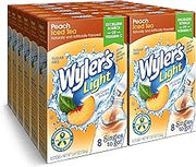 Wyler's Light Singles To Go Water Drink Mix, Peach Iced Tea, 96 Packets