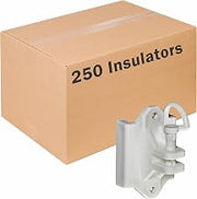 Zareba T-Post Pin-Lock Insulators for Electric Fences - Yellow, 250 Pack, ITPLY-Z - Includes 250 Insulators - Secure Hold, Easy to Release