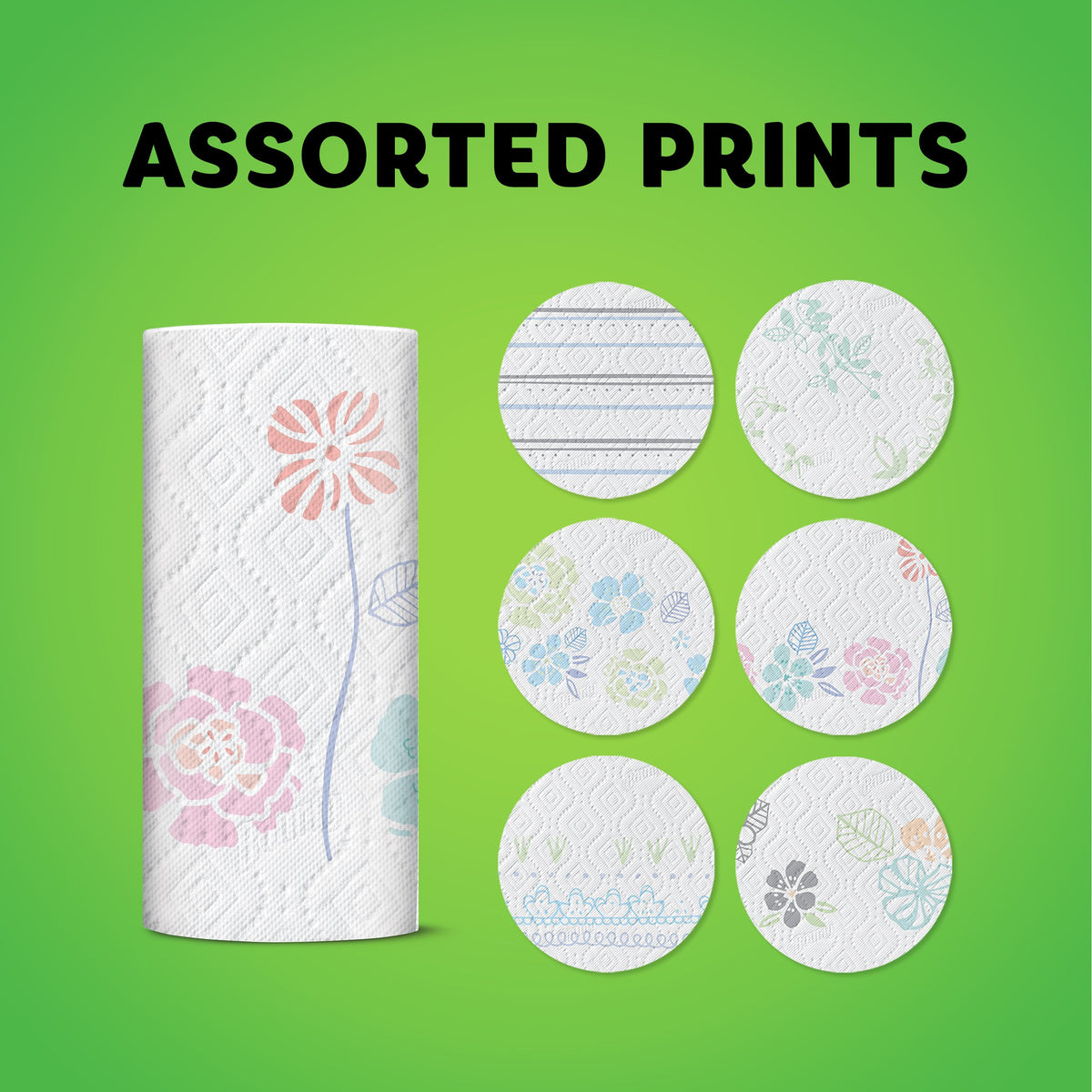 Bounty White / 1 / 60 Sheets per Roll (Pack of 6 Rolls) Paper & Plastic