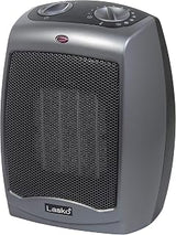 Lasko Portable Indoor Ceramic Space Heater - 9” - 754201 - Dark Gray