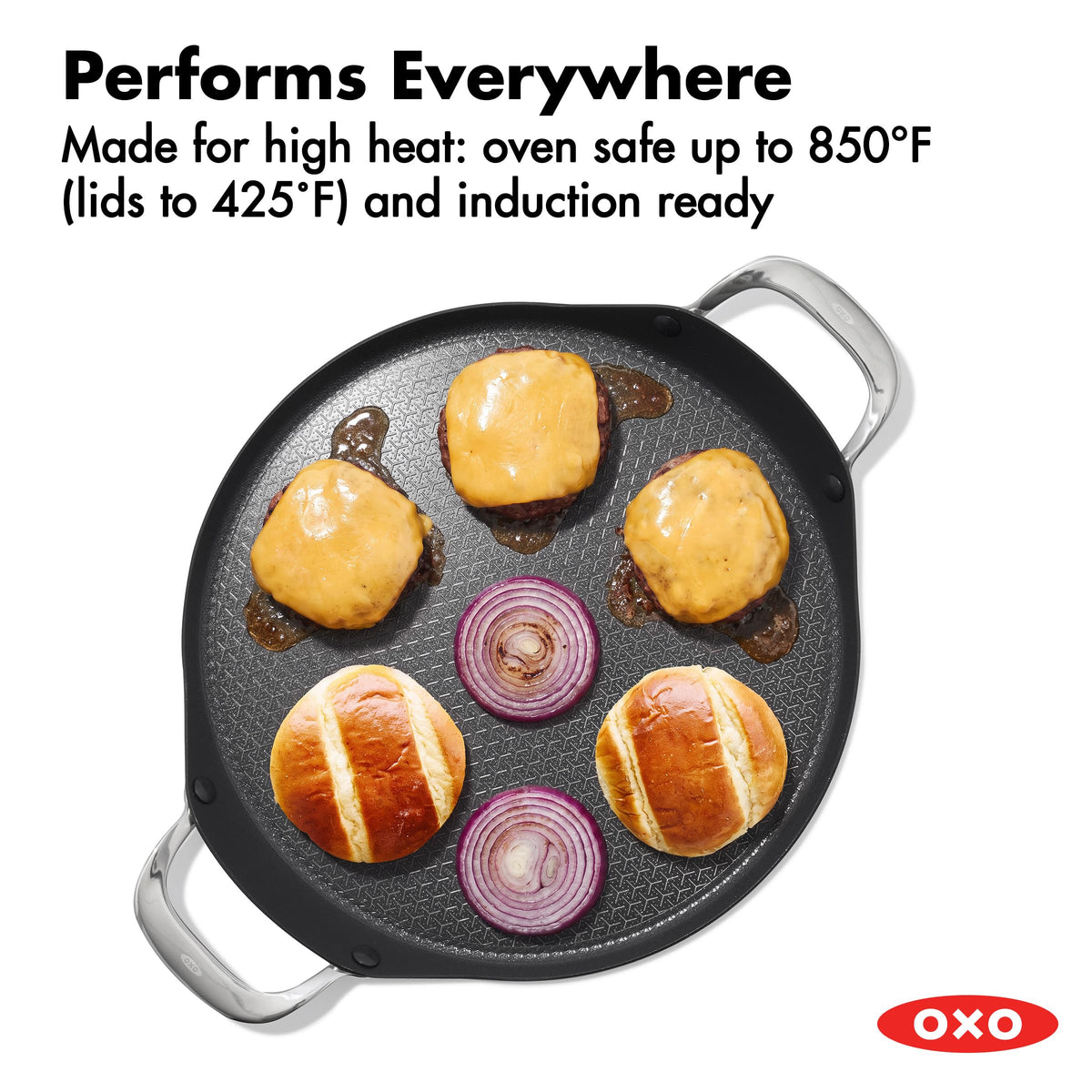 OXO Griddle Pan / Stainless Steel / 5.0 cups Skillets