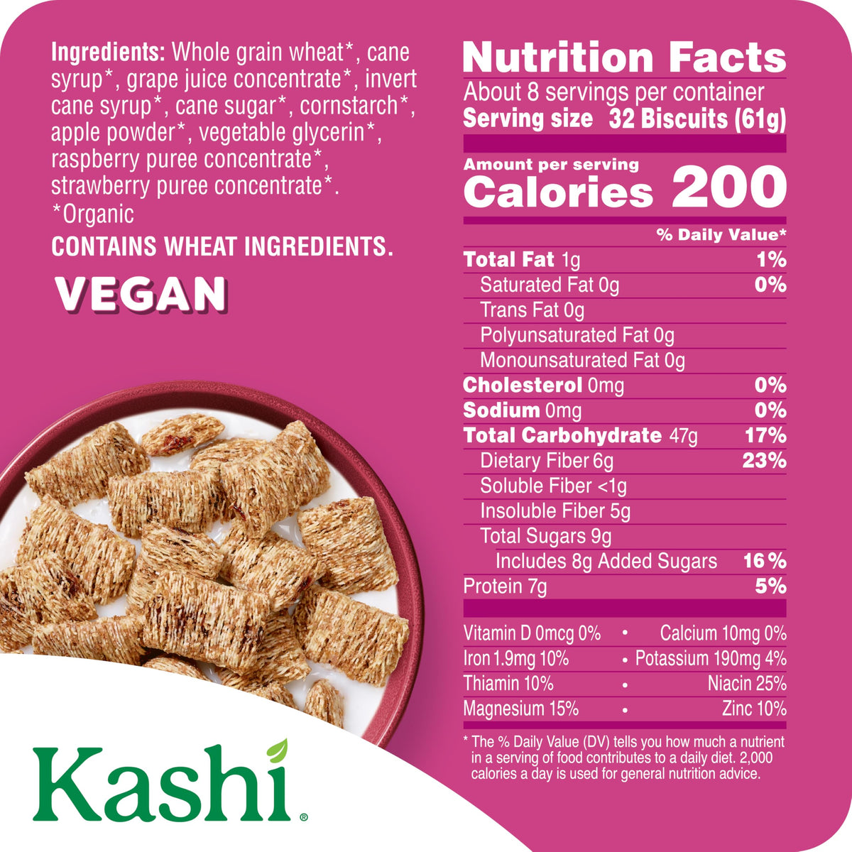 Variety Pack Breakfast Cereal 53.2oz 3 Count by Kashi – 1.11 Ounce (Pack of 3), Pack of 3, Model 00018627116967