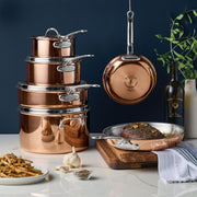 CopperBond® Aura™ 10-Piece Professional Copper Cookware Set by Hestan – 10 Piece, Copper, Model 31832