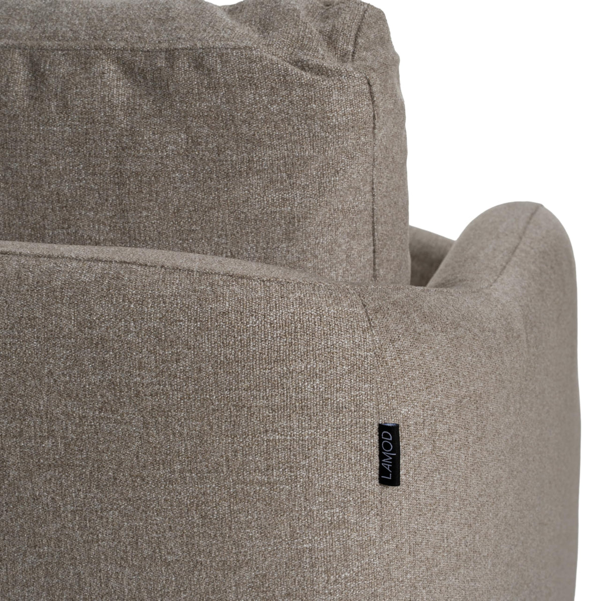 Chantry - Modern Grey Sand Fabric Sectional Sofa by Limari Home – Fabric, Grey, Model LIM-83256
