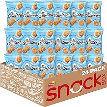 Grandma’s Mini Cookies, Vanilla Sandwich Crème Cookies, 3.71 oz Cookie Bag, (24 Pack) (Packaging May Vary)
