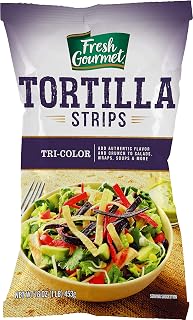 Fresh Gourmet Tri-Color Tortilla Strips, 16 oz Bag