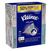 Ultra Soft Facial Tissues by Kleenex – 75 Count (Pack of 4), Paper, White, Pack of 4, Model 10036000258308
