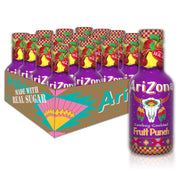 Fruit Punch by AriZona – 16.9 Fl Oz (Pack of 20), Purple, Pack of 20
