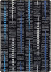 Joy Carpets Recoil 5'4" x 7'8" Area Rug in Color Sapphire