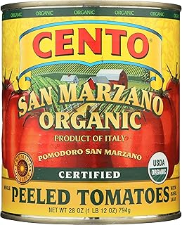 Cento Foods Organic San Marzano Peeled Tomatoes, 28 OZ