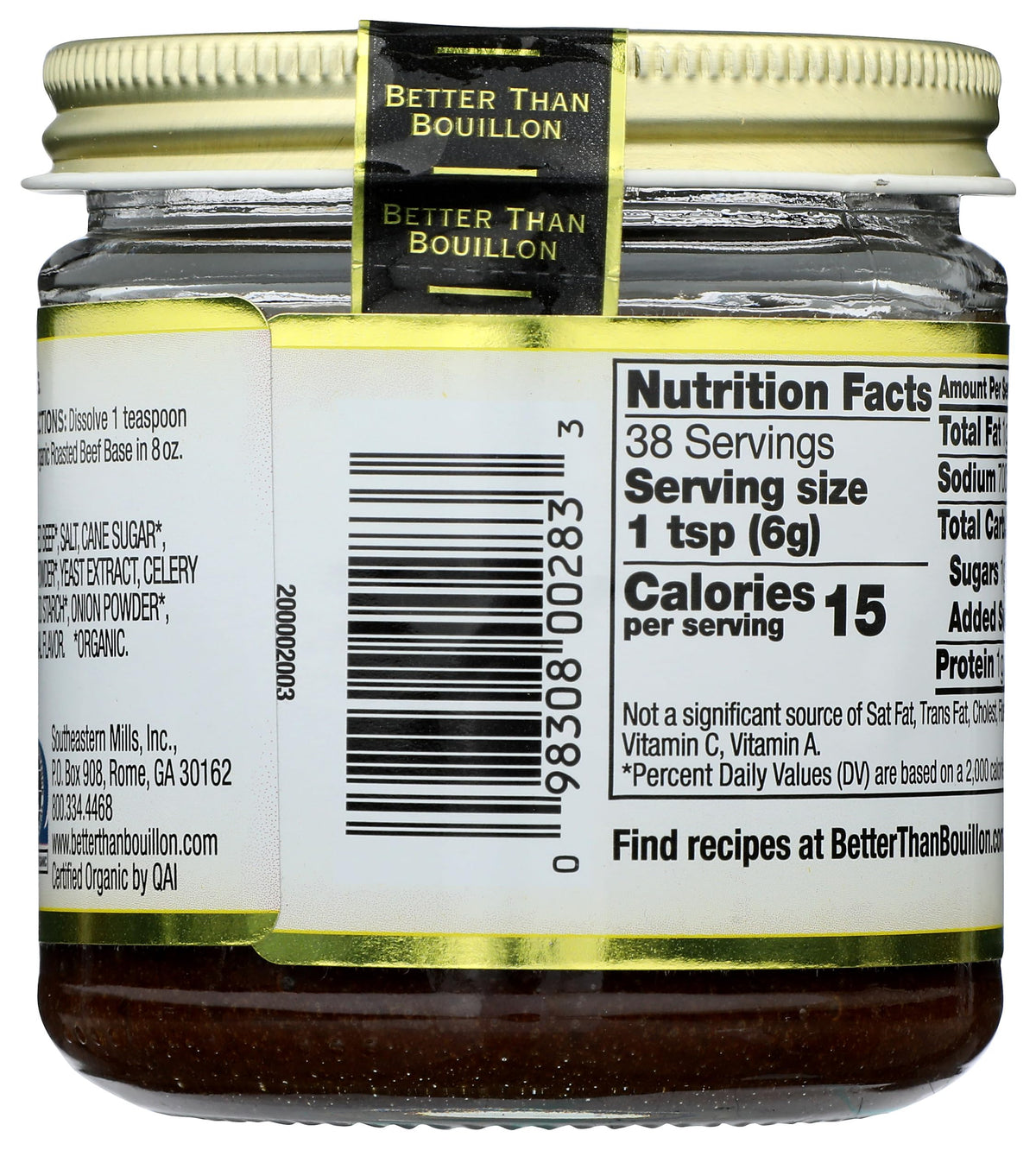 Base Beef Organic, 8 Ounce by Better Than Bouillon – 8 Ounce (Pack of 1), Model 098308002833