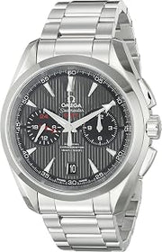 Omega Men's 23110435206001 AquaTerra Analog Display Swiss Automatic Silver Watch