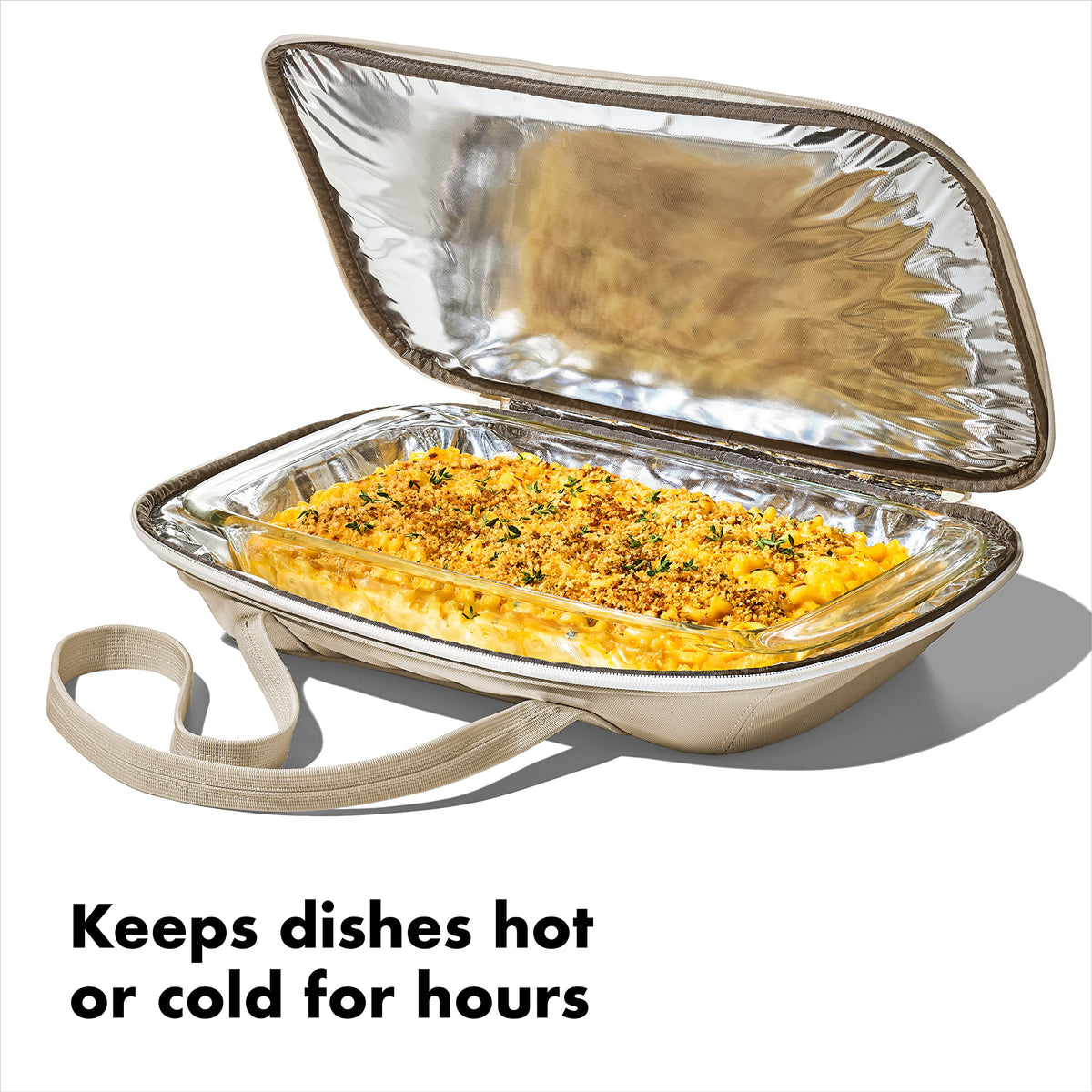 OXO Casserole Carrier with Insulation, Standard, Oat