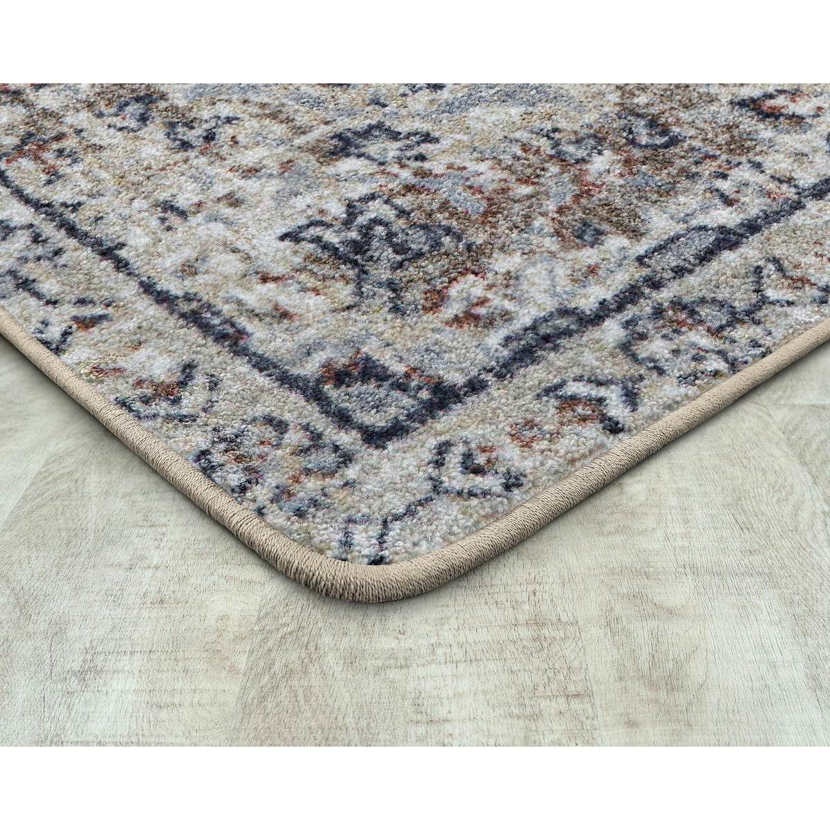 Canyon Tapestry 7'8" x 10'9" Area Rug in Color Terracotta by Joy Carpets – 7'8" x 10'9" (Rectangular), Nylon, Red, Model 2176D-03