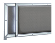 Murry Queen Bed Silver by Glory Furniture – Wood, Silver, Model G004800A-QB