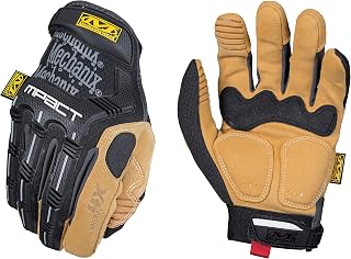 Mechanix Wear Material4X M-Pact Work Gloves, Brown/Black, Medium
