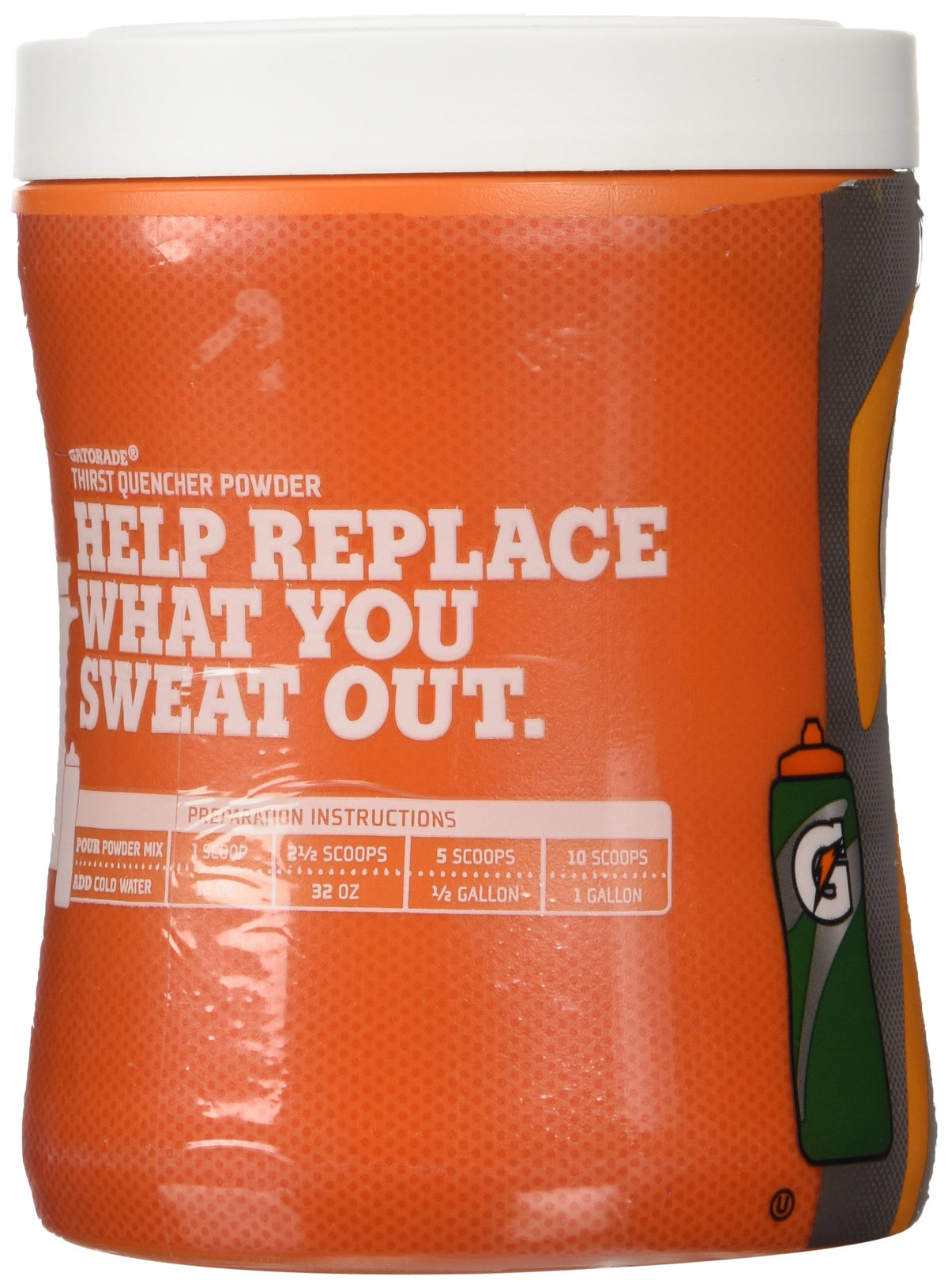 Powder, Orange, 18.3-ounce Canister (1 Canister) by Gatorade – 18.3 Ounce (Pack of 1), Orange, Model 1099989