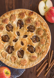 Reversible Apples & Leaves Pie Top Cutter by Nordic Ware – 14.5 x 12.25 x 0.75 inch, BPA-free and Melamine Free Plastic, Red, Model 4020